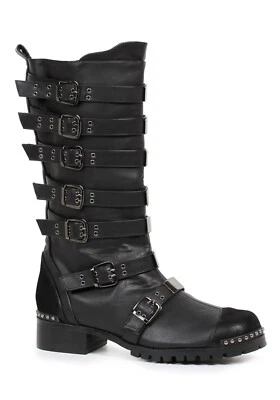 Ellie Shoes 158-PUNK 1.5 Inch Mens Ankle Boot With Decor Size S(8/9) - Image 1 of 4