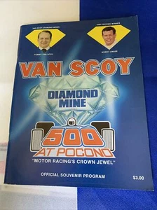 NASCAR Van Scoy Diamond Mine 500 programa 1981 Poconos - Imagen 1 de 7