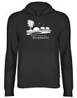 Protect The Elephants Hoodie Mens Womens Sunset Drop Save Wildlife Top Gift