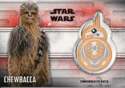 Star Wars The Last Jedi, Chewbacca ‘BB-8’ Patch Card ME-CB - Image 1 of 2
