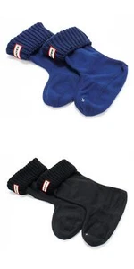 Hunter Kids Recycled Half Cardigan Cuff Boot Socks - Picture 1 of 12