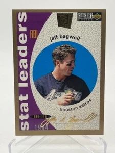 1995 UD COLLECTOR'S CHOICE JEFF BAGWELL #138 FIRMA DORADA SP HOF - Imagen 1 de 1
