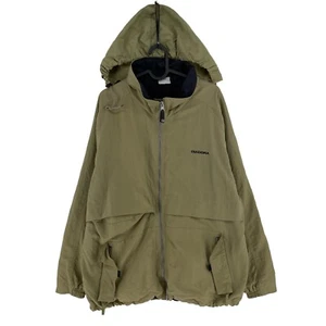 Diadora Marrón Verde con Capucha Chaqueta Talla M - Imagen 1 de 12