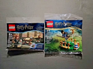 (2) New Lego Polybags Harry Potter Quidditch Practice/Hermione - Picture 1 of 1