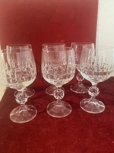 6er Set Belfast Weingläser von Bohemia Crystal-Crystalex 5 3/4"" H - Bild 1 von 7