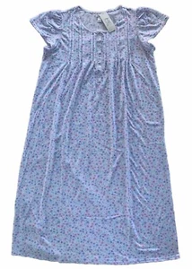 ME by Miss Elaine Women's Mid-Length Nightgown Short Sleeve Lilac Pink S M L XL - Picture 1 of 7