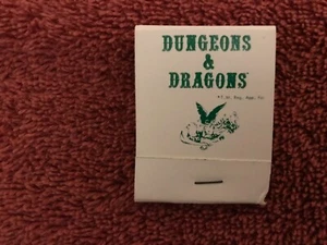 Gary Gygax: TSR 1975 D&D Promotional Match Book Complete Unused TSR AD&D D&D - Picture 1 of 3