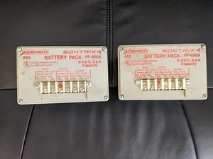 Vintage Ademco 493 SONTRIX PP-650A Battery Pack, Power Supply 6VDC 5a-h Capacity - Picture 1 of 3