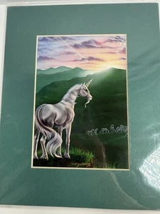 Impresión firmada vintage de Sue Dawe’s Enchantments Dawn Of Hope 5”x7” mate 8”x 10” - Imagen 1 de 6