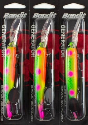 (LOTE DE 3) GERADOR BANDIT 4,6" 3/4 OZ BDTDGENG01 CANDY SLUSH J2361 - Imagem 1 de 2