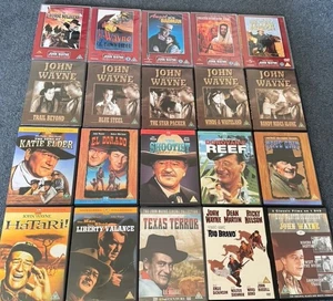 John Wayne collection of 22 Films on dvd. Job lot bundle. War Westerns - Bild 1 von 10