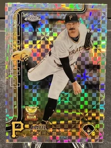 2025 Topps Chrome PAUL SKENES Rookie Cup X-fractor #300 - Picture 1 of 2