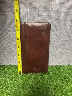 Cartera sin asas Wilson de cuero Pelle Studio de cuero rojo, 7x4 Foto 1 de 4