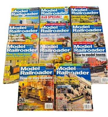 11 Model Railroader Magazine Issues 2011 Train Layout Tips Step-by-Step - Image 1 of 4