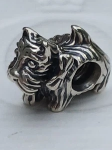 Original Pandora Element, Charm, Hund, Terrier, retired, selten - Bild 1 von 6
