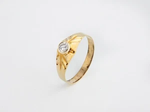 SELLO OURO 18K COM PEDRA 0.75 19377181 - Imagen 1 de 5