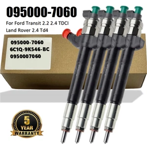 Inyector de combustible de aceite de motor 4X 0950007060 para Ford Transit 2.2 2.4 6C1Q-9K546-BC - Imagen 1 de 8