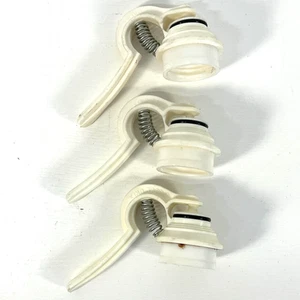 Flaschen Verschluß King Tapp 9,5 cm retro weiß Innen-⌀ 2,4 cm - Made in Italy - Picture 1 of 4