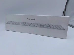 Apple Magic Keyboard Wireless with Numeric Pad (A1843) – Silver - NEW SEALED - Photo 1/6