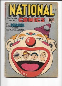 National Comics #57 Quality Comics 1946 ¡arte de NORDLING & McWILLIAMS! Fino - 5,5 - Imagen 1 de 2