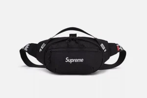 NEW Black SUPREME Waist Bag SS18 - Picture 1 of 4