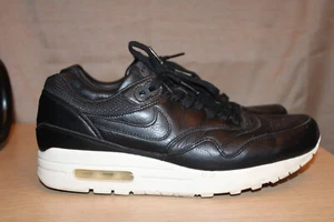 NIKE Air Max 1 Pinnacle Sneakers Nero/Nero/Pelle Vela Donna US 9 EU 40,5 - Foto 1 di 17