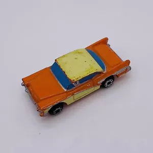 Vintage 1994 LGT Micro Machines 1960 Chrysler Imperial Super Coupe 2 Orange Car - Picture 1 of 8