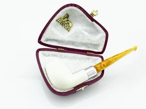 PFEIFE PIPE PIPA LUBINSKI IN SCHIUMA DI MARE MEERSCHAUM BILLIARD B276-G6VDL2 - Foto 1 di 6