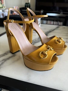 Gucci Horsebit Platform Sandals - Picture 1 of 11