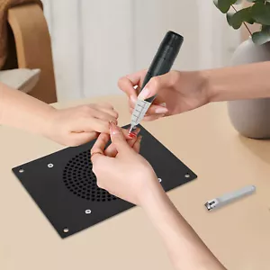 Colector de polvo de uñas eléctrico de alta eficiencia de 6 W colector de polvo de uñas con cable negro - Imagen 1 de 13