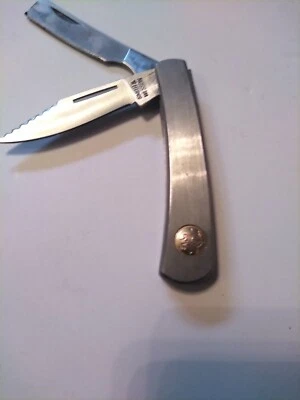 Smith & Wesson CKDR Bullseye Double Blade Specialty Razor Blade All Metal Knife. - Image 1 of 4