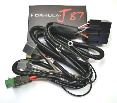 Relay Wire Harness 30A 9003 HB2 H4 Head Light Replacement Ceramic Connector Plug - Image 1 of 4