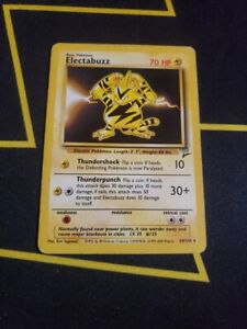 Electabuzz Base Set 2 24/130 Pokémon Card - LP