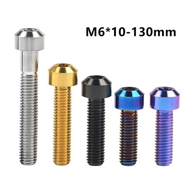Titanium Bolt M6x10 15 20 25 30 35 40 50 60 65 70 80mm Torx Head Ti Screw 4pcs - Image 1 of 4