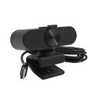 1080P/2K Webcam with Privacy Cover Camera Built-in Mic for Online Teaching
