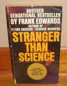 STRANGER THAN SCIENCE-Paranormal Events-FRANK EDWARDS-Excellent 1st Mass Market! - Picture 1 of 8