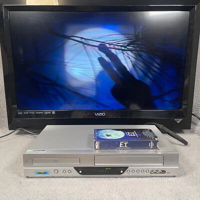 Zenith XBV613 DVD/VHS Combo Reproductor Delgado Plateado Metal Estuche PROBADO FUNCIONANDO Foto 1 de 4
