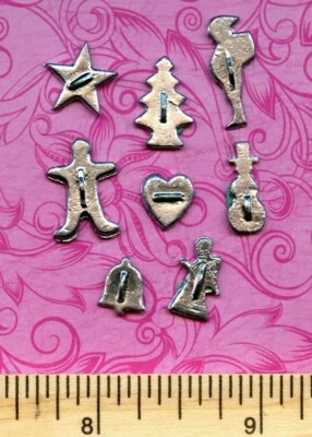 Dollhouse Miniature Size 8 Fun Metal Cookie Cutters  - Image 1 of 3