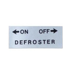 1955-59 Recirculating/Defroster Heater On-Off Decal for Chevy, GMC Truck - Picture 1 of 1