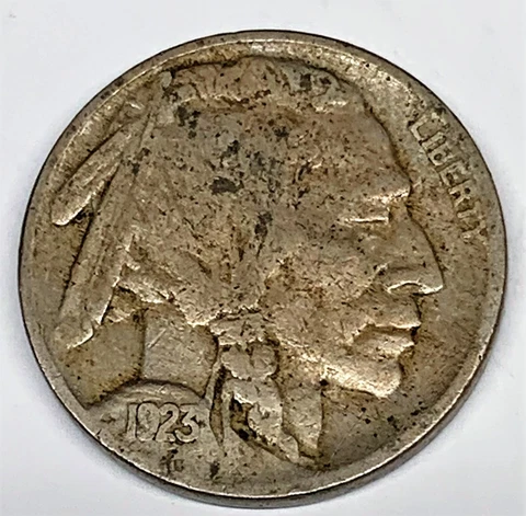 # C4646    U.S.   COIN,     BUFFALO NICKEL   1923 Cover