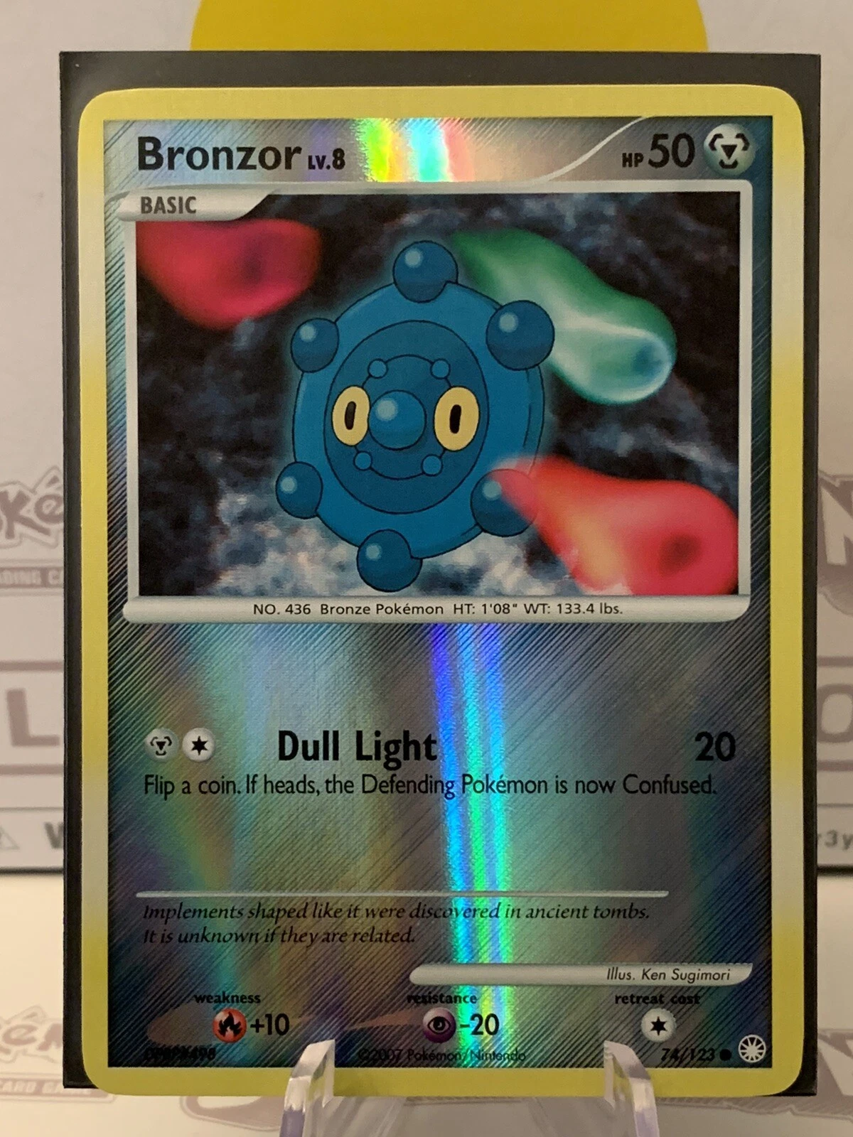 Bronzor 74/123 Mysterious Treasures Reverse Holo Near Mint NM K11