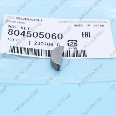 Genuine OEM Subaru Impreza STI WRX Crankshaft  Pulley Woodruff Key 804505060 New - Image 1 of 4