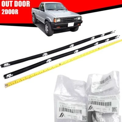 2x Cinto de porta externo destro LH janela de vedação de tira de intempéries para Mazda B2000 B2200 B2600 - Imagem 1 de 4