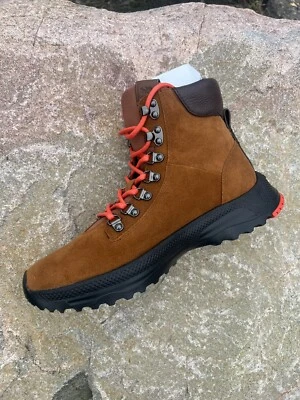 $295 Talla 10.5 (D) COACH Híbrido Urbano Senderista Sillín Coñac Gamuza Botas G4506 Foto 1 de 4