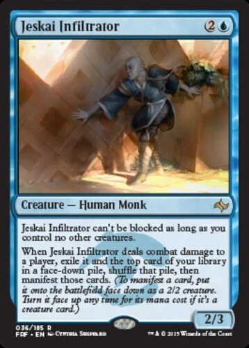 4x NM-Mint, English Foil Jeskai Infiltrator - Foil Fate Reforged magicmtg - Image 1 of 1