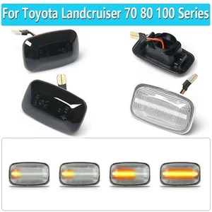Dynamic LED Side Marker Turn Signal Light Fit For Land Cruiser 70 80 100 Series - Picture 1 of 8