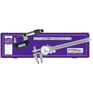 Fowler Three Piece Toolmakers Universal Measuring Set - Picture 1 of 1