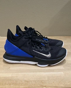 Nike LeBron Witness IV Herren Größe 9 schwarz mit blau Hyper Cobalt BV7427-007 Schuhe - Bild 1 von 11