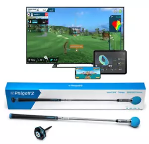 Phigolf 2 Home Smart Screen Golf Simulator Swing Trainer WGT E6 PHG-200 EXPRESS - Picture 1 of 9