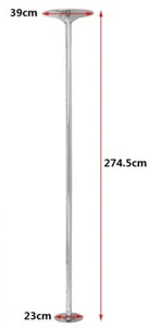 Dancing Pro Dance Pole 45mm Fitness Portable Static Stripper Spinning Exercise - Picture 1 of 10